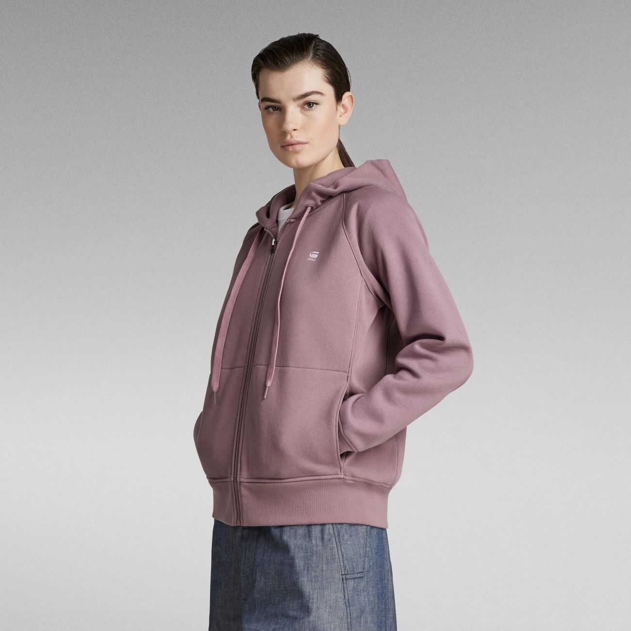 G-STAR RAW DENIM PREMIUM CORE 2.0 HOODIE Damen Kapuzenpullover